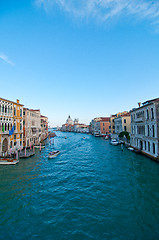 Image showing Venice Italy grand canal view