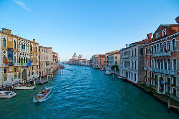 Image showing Venice Italy grand canal view