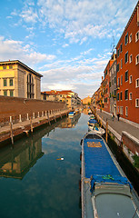 Image showing Venice Italy unusual pittoresque view