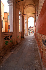 Image showing Venice Italy scuola San Rocco back view