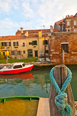 Image showing Venice Italy unusual pittoresque view