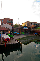 Image showing Venice Italy  squero view