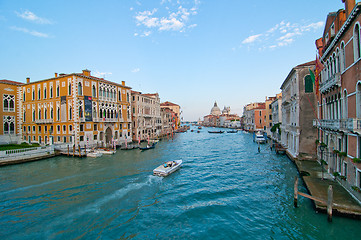 Image showing Venice Italy grand canal view