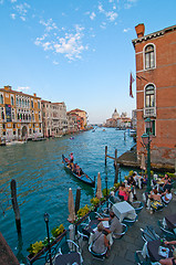 Image showing Venice Italy grand canal view