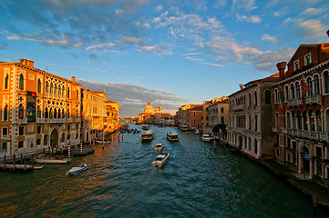 Image showing Venice Italy grand canal view