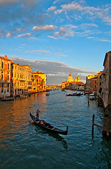 Image showing Venice Italy grand canal view