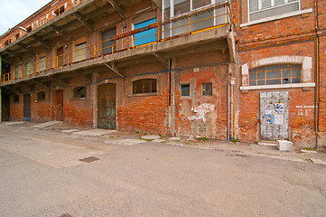 Image showing Venice Italy old  port industrial building