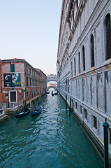 Image showing Venice Italy sight bridge