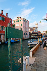 Image showing Venice Italy unusual pittoresque view