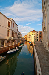 Image showing Venice Italy unusual pittoresque view