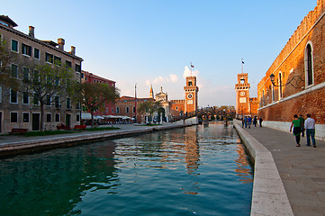 Image showing Venice Italy Arsenale 