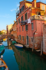 Image showing Venice Italy unusual pittoresque view