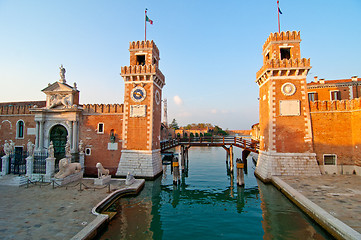 Image showing Venice Italy Arsenale 