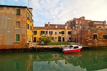 Image showing Venice Italy unusual pittoresque view