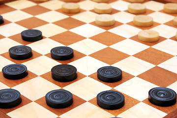 Image showing checkerboard with checkers spaced