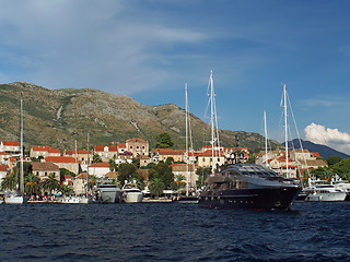 Image showing Cavtat, Croatia, august 2013, old harbor