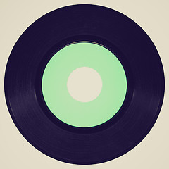 Image showing Retro look Record