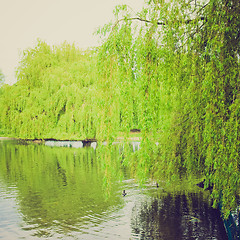 Image showing Vintage look Urban Park