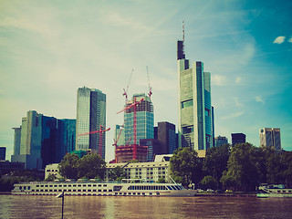 Image showing Retro look Frankfurt, Germany
