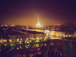 Image showing Retro look Turin view