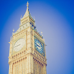 Image showing Vintage look Big Ben