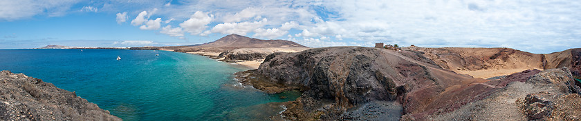 Image showing Papagayo Beach in Lanzarote