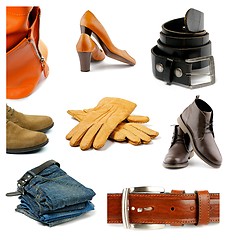 Image showing Collection of Clothes, Shoes and Accessories
