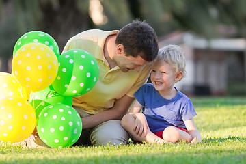 Image showing family at the park