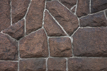 Image showing Texture of stone wall