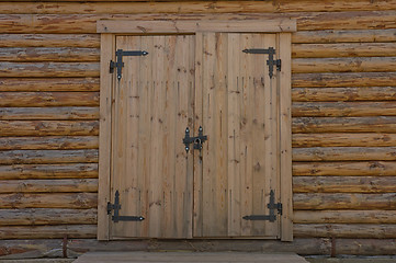 Image showing Wooden blockhouse