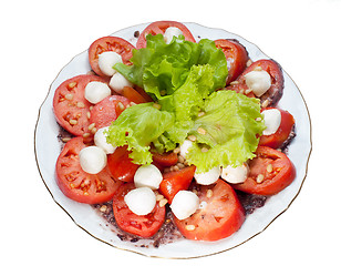 Image showing tomato salad with onion