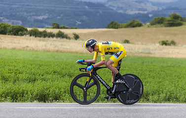 Image showing Yellow Jersey- Christopher Froome