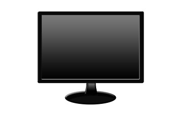 Image showing black new monitor