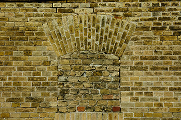 Image showing Old brick wall texture