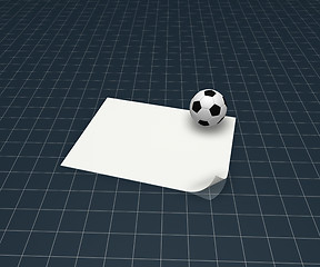 Image showing soccer plan