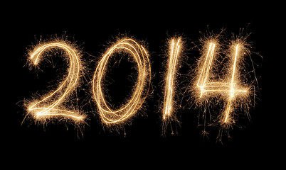 Image showing Happy New Year 2014
