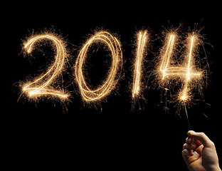 Image showing Happy New Year 2014