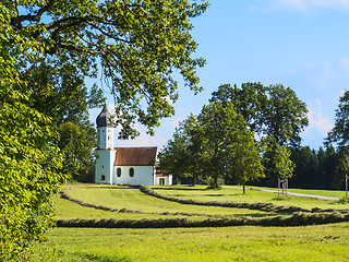 Image showing chapel with trees