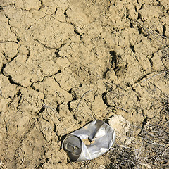 Image showing Trash in nature