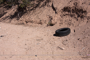 Image showing Trash in nature