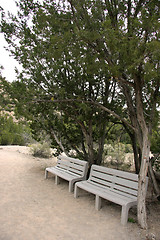 Image showing Hike through Tent Rocks National Monument