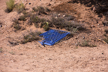 Image showing Trash in nature