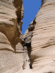 Image showing Hike through Tent Rocks National Monument