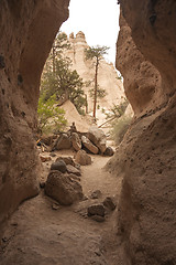 Image showing Hike through Tent Rocks National Monument