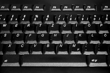 Image showing Keyboard closeup