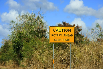 Image showing Rotary ahead