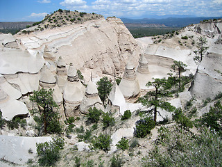 Image showing Hike through Tent Rocks National Monument