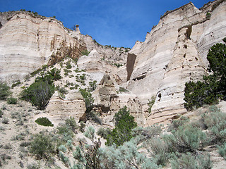 Image showing Hike through Tent Rocks National Monument