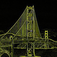 Image showing The art of the Golden Gate Bridge