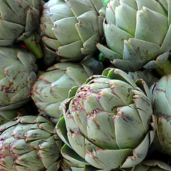 Image showing Fresh artichokes